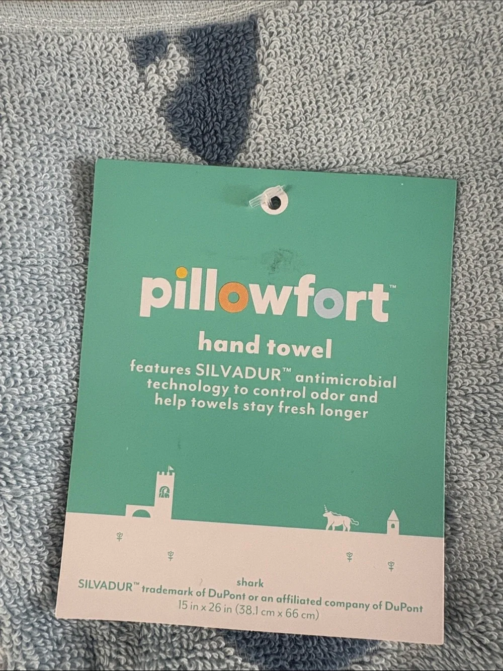 5/$10 shark hand towel